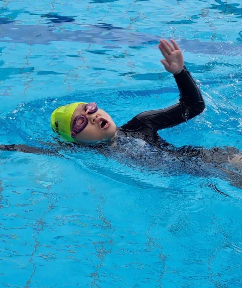 Children enjoying swimming lessons with Star Swim Aquatic