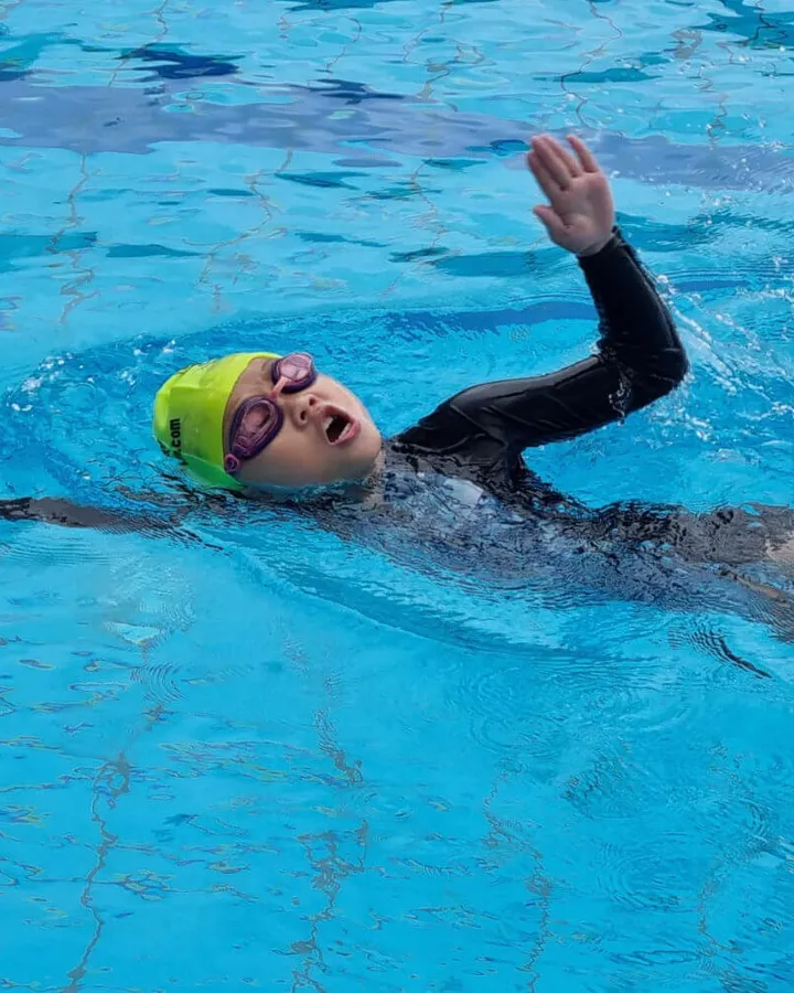 Children enjoying swimming lessons with Star Swim Aquatic