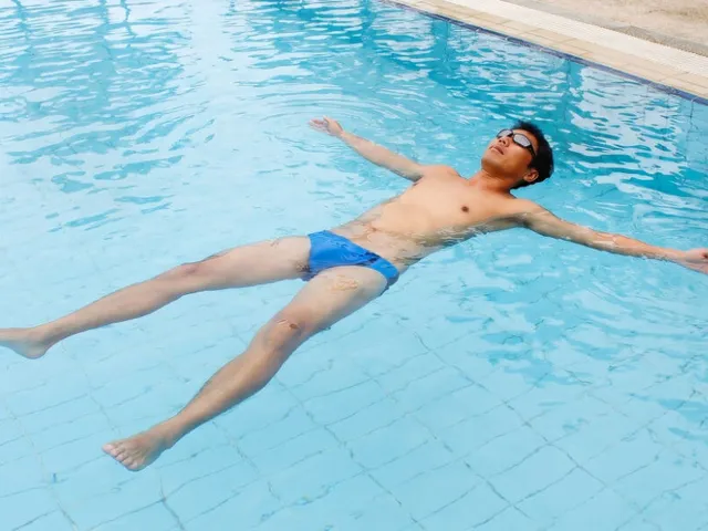Survival Swimming lesson at a Singapore pool with Star Swim Aquatic